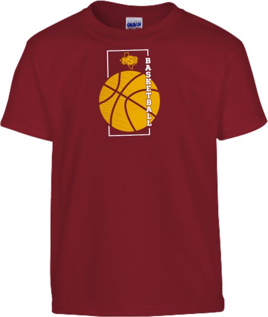 Midwestern State Youth T Shirt MSU Basketball Minimalist Modern - ONLINE ONLY