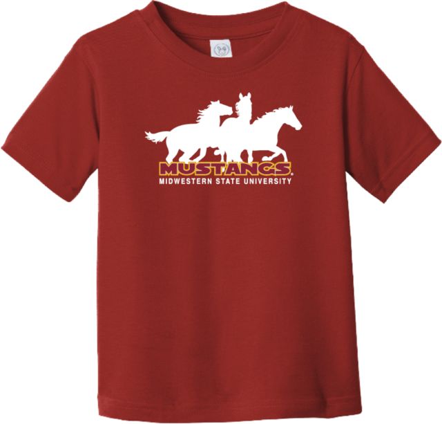 Midwestern State Toddler T Shirt MSU Mustangs Silhouette - ONLINE ONLY