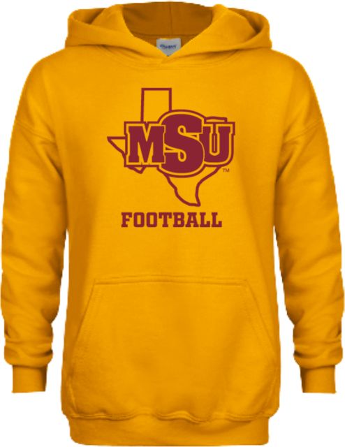 Midwestern State Youth Fleece Hoodie Football - MSU - ONLINE ONLY