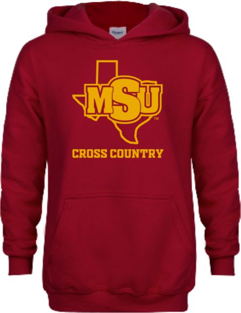 Midwestern State Youth Fleece Hoodie Cross Country - MSU - ONLINE ONLY