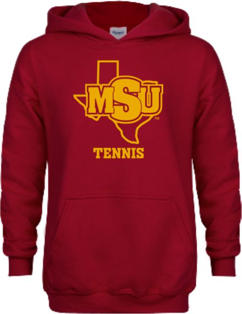 Midwestern State Youth Fleece Hoodie Tennis - MSU - ONLINE ONLY