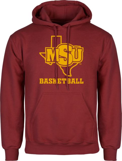 Midwestern State Fleece Hoodie Basketball - MSU - ONLINE ONLY