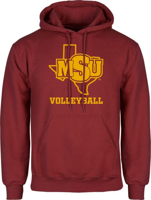 Midwestern State Fleece Hoodie Volleyball - MSU - ONLINE ONLY