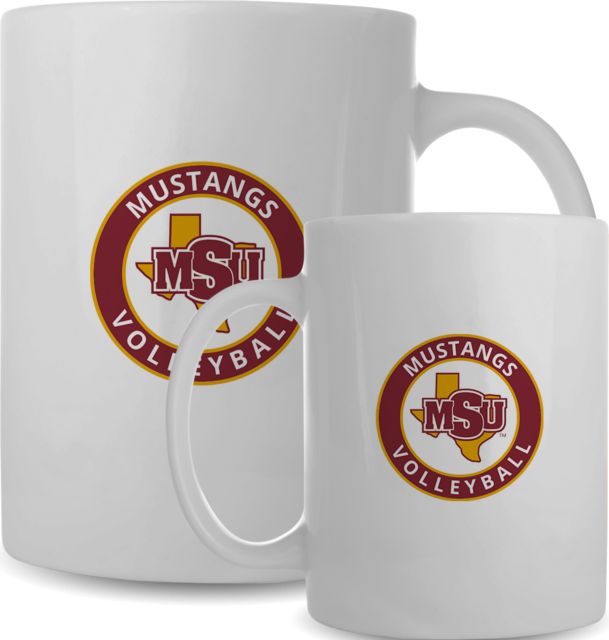 Midwestern State Full Color Mug 15oz Volleyball - MSU - ONLINE ONLY